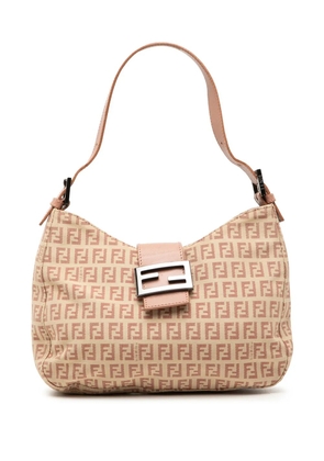 Fendi Pre-Owned 2000-2017 Zucchino Canvas shoulder bag - Brown