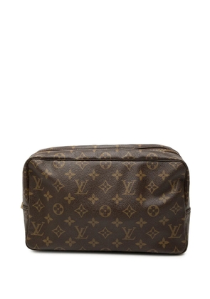 Louis Vuitton Pre-Owned 1987 Monogram Trousse Toilette 28 clutch bag - Brown