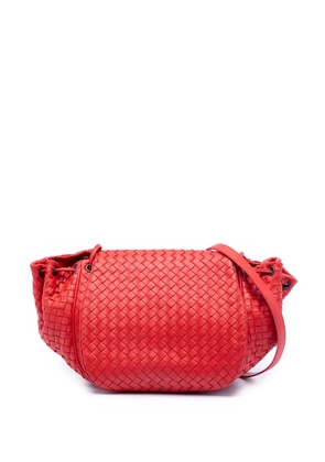 Bottega Veneta Pre-Owned 2012-2025 Nappa Intrecciato Flap crossbody bag - Red