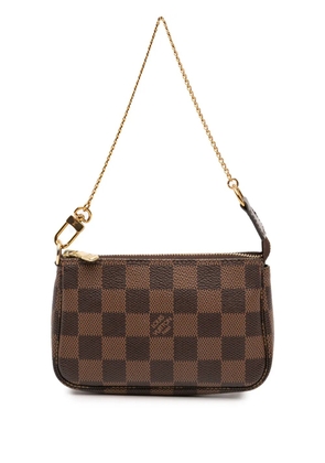 Louis Vuitton Pre-Owned 2020 Damier Ebene Mini Pochette Accessoires handbag - Brown