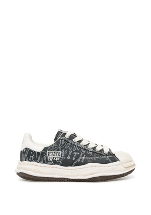 Maison MIHARA YASUHIRO Blakey graffiti-print sneakers - Blue