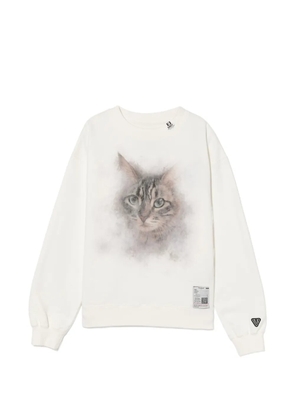 Maison MIHARA YASUHIRO cat-print sweatshirt - White