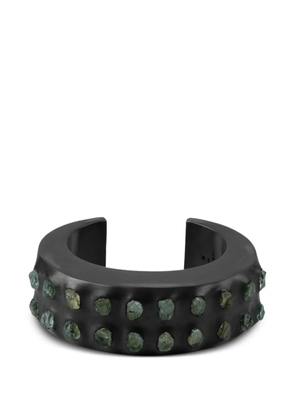 Parts of Four Crescent aquamarine bracelet - Black