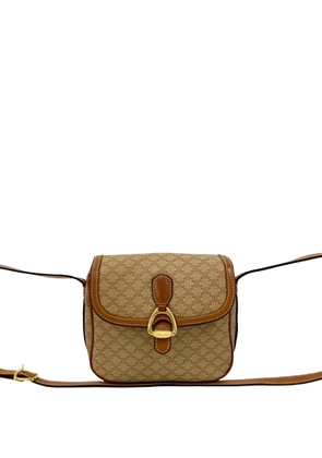 Celine Pre-Owned 2006 Macadam Coated Canvas crossbody bag - Brown
