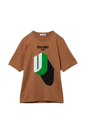 Undercover graphic T-shirt - Brown