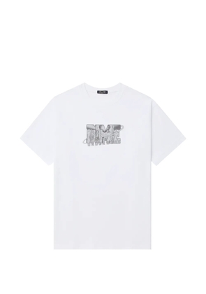 dime logo-print T-shirt - White