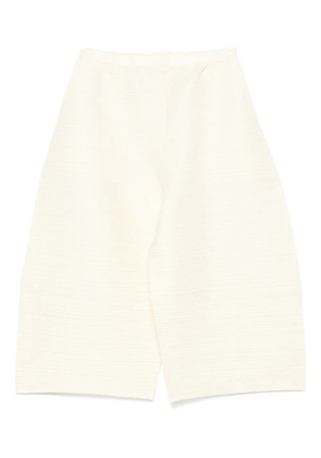 Pleats Please Issey Miyake Thicker Bottoms 2 trousers - Yellow
