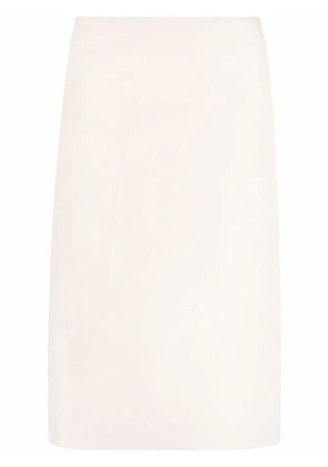 LEMAIRE high-waisted midi skirt - Neutrals