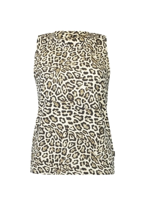 Goldbergh leopard-print tank top - Neutrals