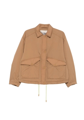 Herno flap-pocket padded jacket - Neutrals