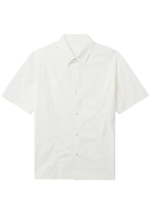 Post Archive Faction patchwork shortsleeved shirt - White