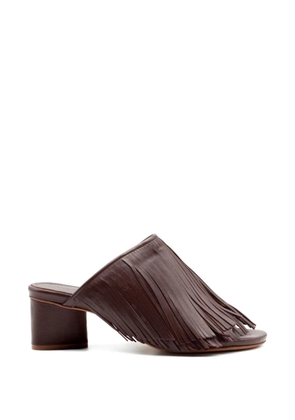 Vic Matie fringed leather sandals - Brown
