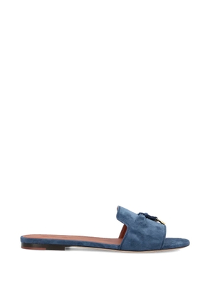 Loro Piana knot-detail sandals - Blue