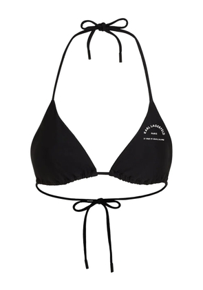 Karl Lagerfeld Rue St-Guillaume bikini top - Black