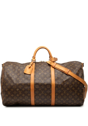 Louis Vuitton Pre-Owned 1991 Monogram Keepall Bandouliere 60 travel bag - Brown