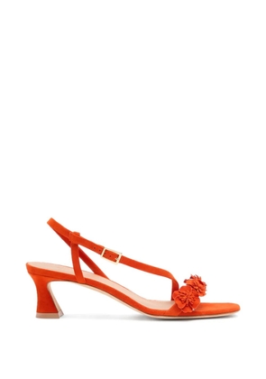 Malone Souliers Serra floral suede sandals - Orange