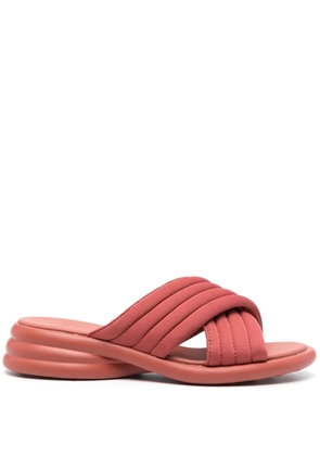 Camper Spiro 40mm crossover-strap sandals - Red