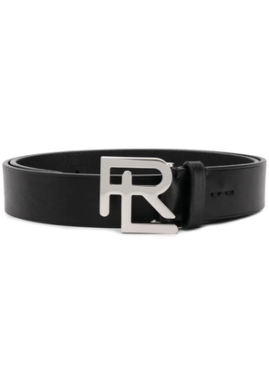 Ralph Lauren Collection logo buckle belt - Black