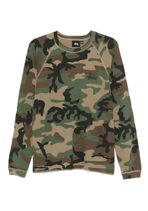 Stüssy camouflage-print sweatshirt - Neutrals