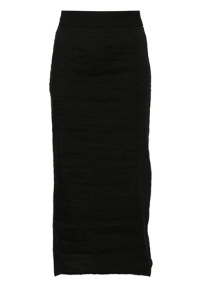 Uma Wang Celeno midi skirt - Black