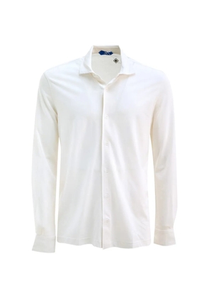 Kired long-sleeved polo shirt - White