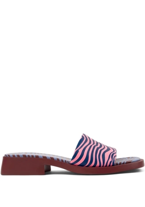 Camper Dana zebra-print sandals - Pink