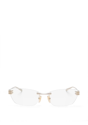 Balenciaga Eyewear geometric glasses - Gold