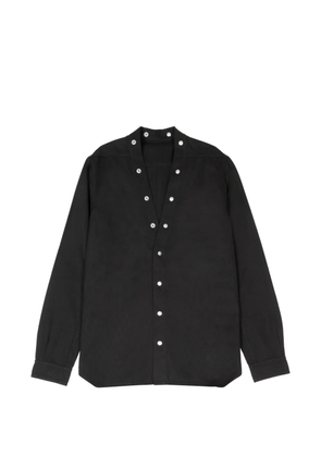 Rick Owens Larry press-stud shirt - Black