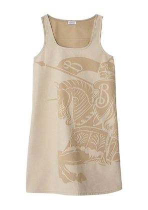 Burberry EKD cotton mini dress - Neutrals