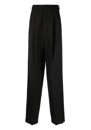 Sportmax high-waist virgin wool trousers - Brown