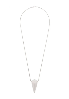 Rick Owens pyramid-charm necklace - Silver
