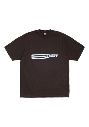 Stüssy logo-print T-shirt - Black
