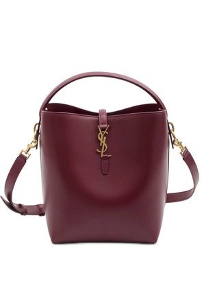 Saint Laurent Le 37 cassandre-hook leather bucket bag - Red