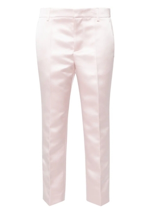 Philosophy Di Lorenzo Serafini cropped satin trousers - Pink