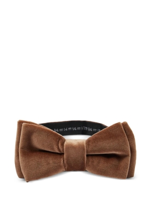 Paul Smith velvet bow tie - Brown