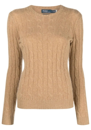 Polo Ralph Lauren cable-knit cashmere jumper - Neutrals