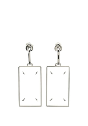 Maison Margiela Four Stitches pendant earrings - Silver