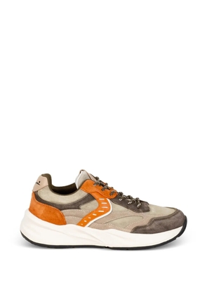Voile Blanche army green beige suede sneakers - Neutrals