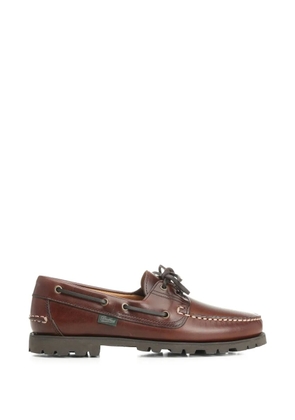 Paraboot laced stitched loafers - Brown