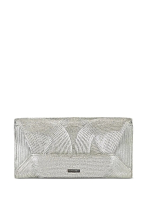 Aquazzura Vacanza clutch bag - Silver