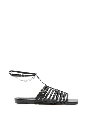 APEPAZZA Dhalia chain-strap sandals - Black
