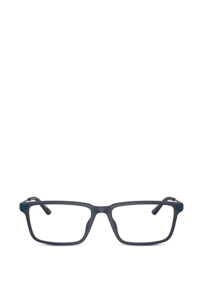 Emporio Armani rectangle glasses - Blue
