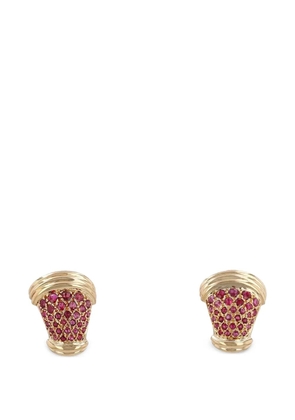 Poiray Poiray ruby earrings - Gold