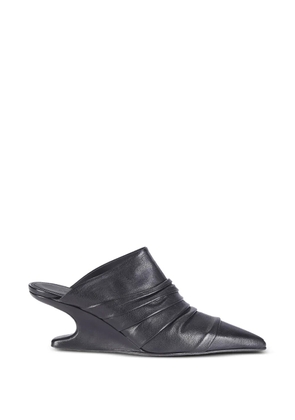 Rick Owens cantilever sharp sabot mules - Black