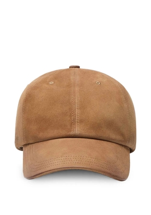 Golden Goose stud suede cap - Brown