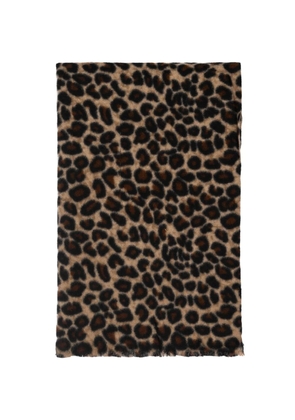 GOIA leopard-print scarf - Neutrals