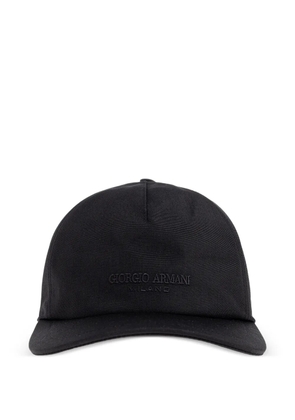 Giorgio Armani logo baseball cap - Black