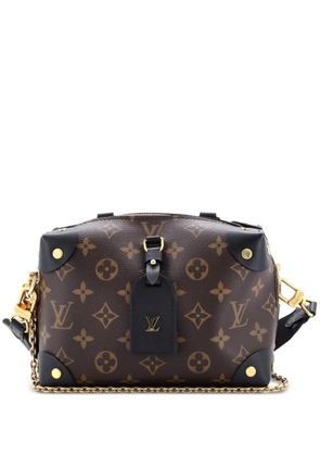 Louis Vuitton Pre-Owned Petite Malle Souple Handbag Monogram Canvas with Leather shoulder bag - Brown