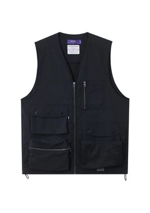 aftermaths zip-pocket vest - Black
