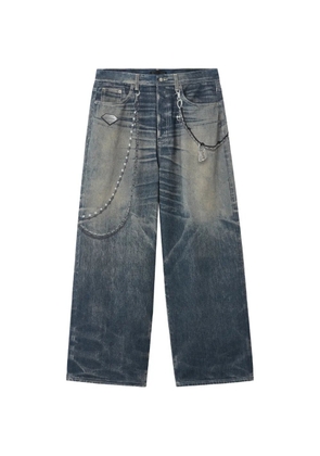 FIVE CM chained denim jeans - Blue